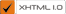Valid XHTML